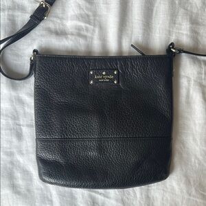 Kate Spade Black Leather Crossbody Bag